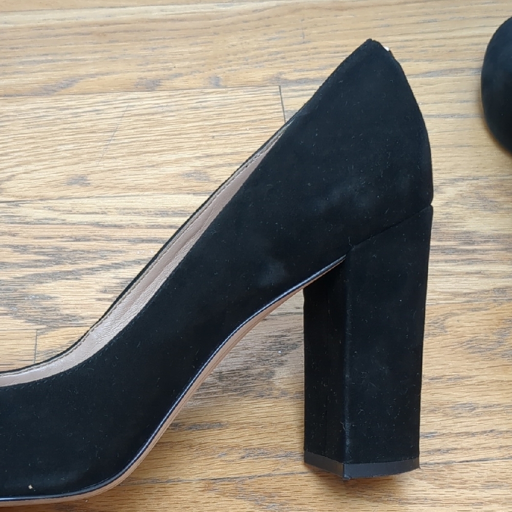 Sam Edelman Black Suede Heels - Picture 7 of 8